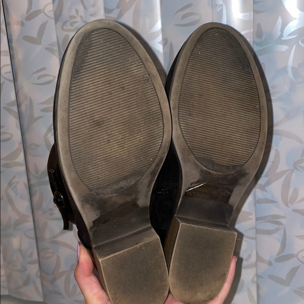 Black Suede Booties - Picture 5 of 5